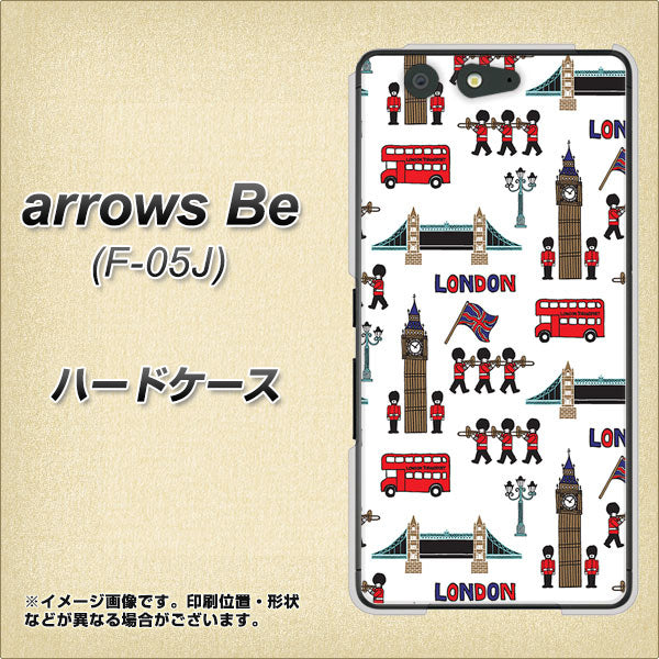 arrows Be F-05J docomo EK811 ロンドンの街 ハードケース 背面印刷