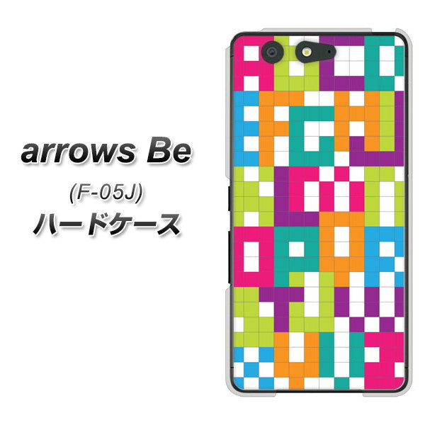 arrows Be F-05J docomo IB916 ブロックアルファベット ハードケース 背面印刷