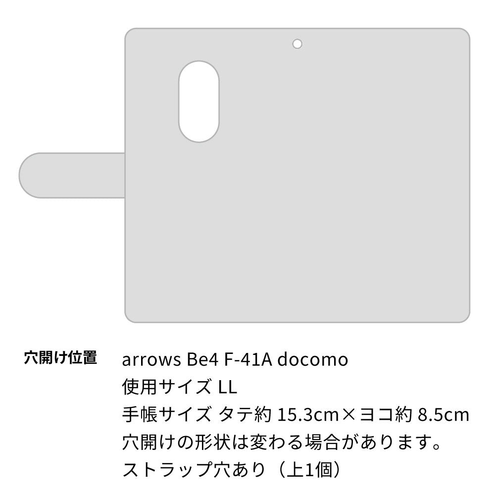 docomo アローズBe4 F-41A 高画質仕上げ プリント手帳型ケース(通常型)【1000 闇のシェンロン】