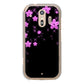 らくらくスマートフォン F-42A docomo 019 桜クリスタル ハードケース 背面印刷