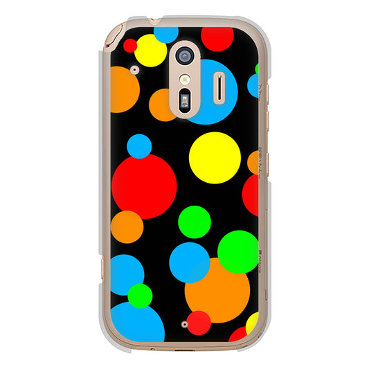 らくらくスマートフォン F-42A docomo 076 シンプル（大阪のおばちゃん） ハードケース 背面印刷
