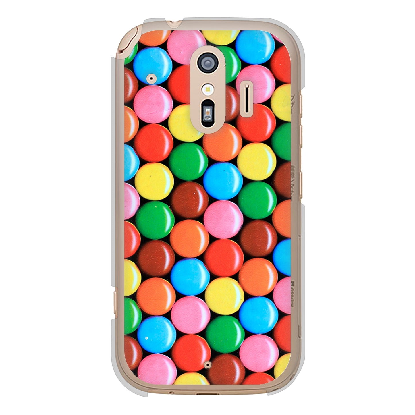 らくらくスマートフォン F-42A docomo スイーツ ハードケース 背面印刷