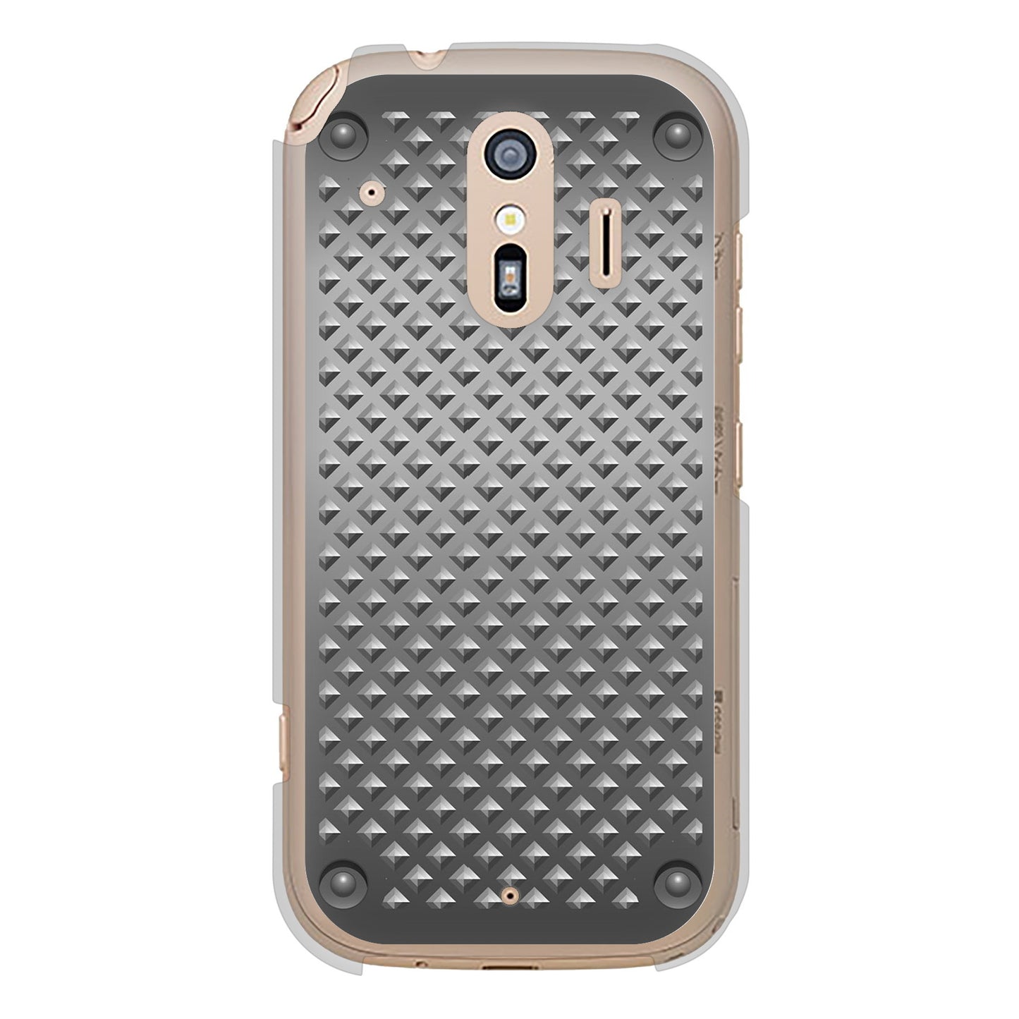 らくらくスマートフォン F-42A docomo 570 スタックボード ハードケース 背面印刷
