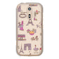 らくらくスマートフォン F-42A docomo LOVE フランス ハードケース 背面印刷