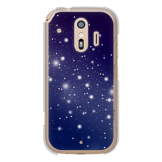らくらくスマートフォン F-42A docomo 1271 天空の川 ハードケース 背面印刷