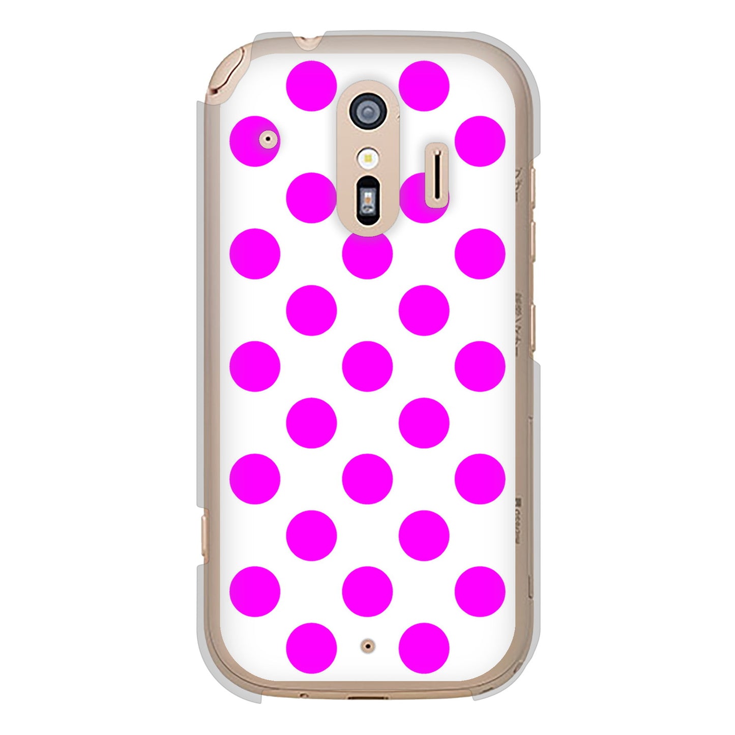 らくらくスマートフォン F-42A docomo シンプルビッグ ハードケース 背面印刷