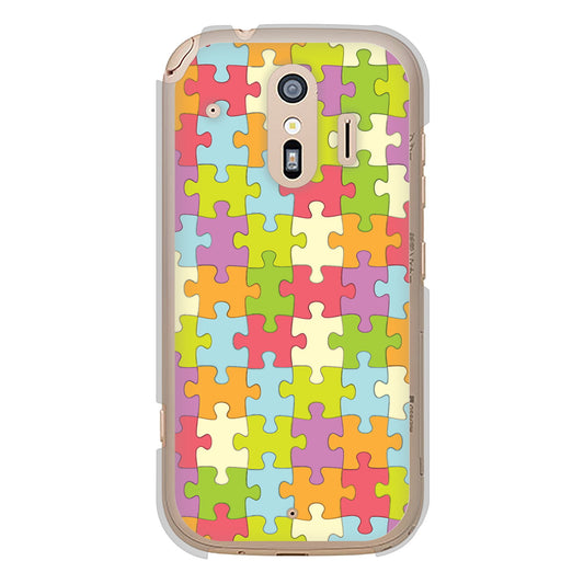 らくらくスマートフォン F-42A docomo ジグソーパズル ハードケース 背面印刷