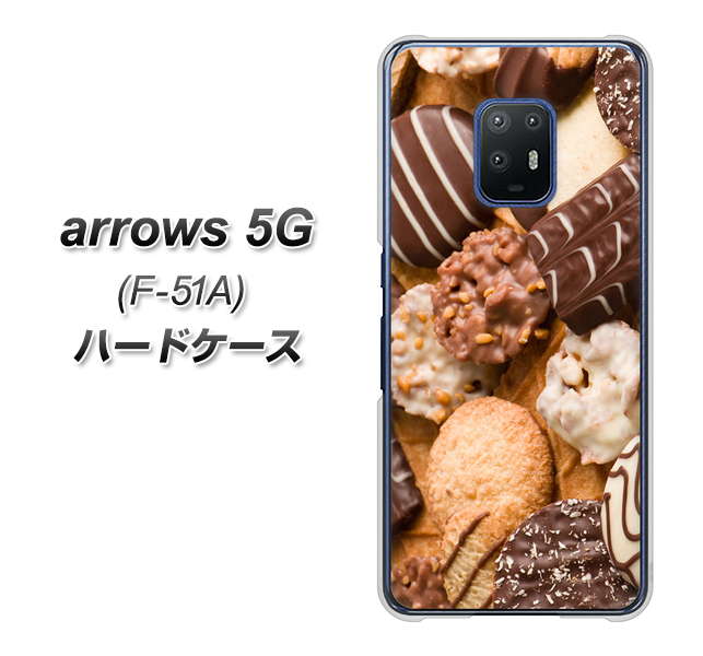 arrows 5G F-51A docomo 442 クッキー mix ハードケース 背面印刷