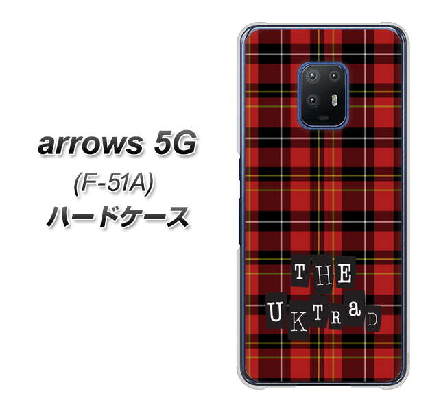 arrows 5G F-51A docomo 547 THEチェック ハードケース 背面印刷
