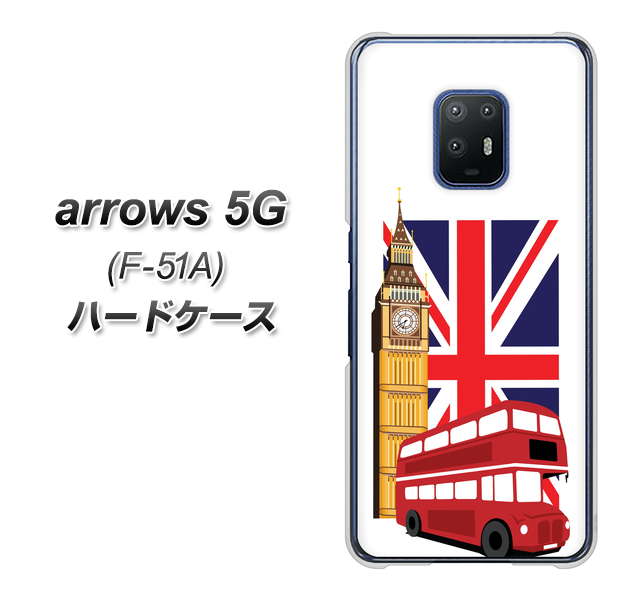 arrows 5G F-51A docomo 573 イギリス ハードケース 背面印刷