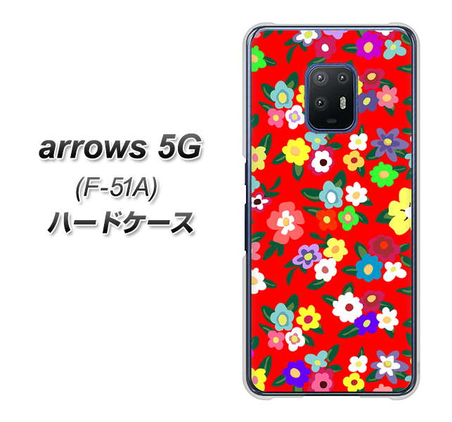 arrows 5G F-51A docomo 780 リバティプリントRD ハードケース 背面印刷