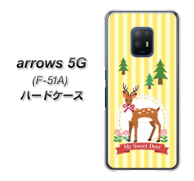 arrows 5G F-51A docomo SC826 森の鹿 ハードケース 背面印刷