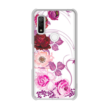 arrows We F-51B docomo ロマンチックなバラ ハードケース 背面印刷