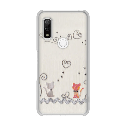 arrows We F-51B docomo クラフト写真ネコ ハードケース 背面印刷