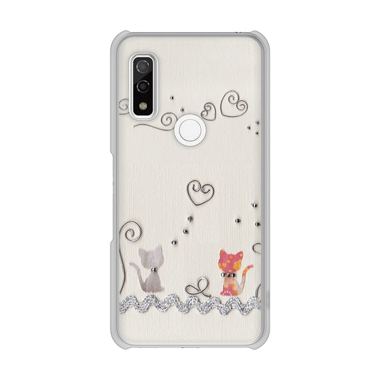 arrows We F-51B docomo クラフト写真ネコ ハードケース 背面印刷