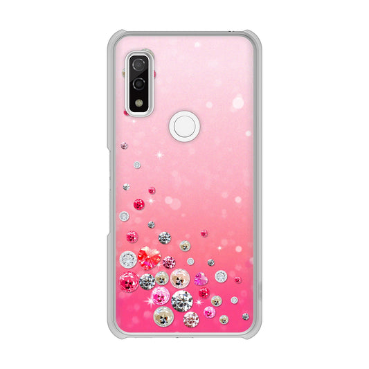 arrows We F-51B docomo スワロデコ風プリント ハードケース 背面印刷