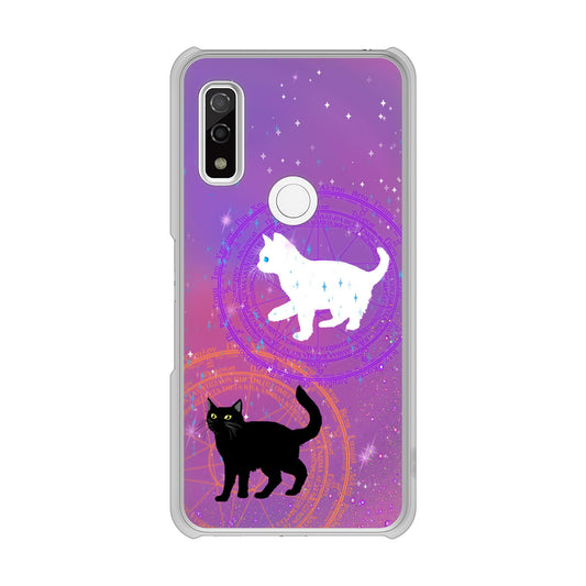 arrows We F-51B docomo 魔法陣猫 ハードケース 背面印刷