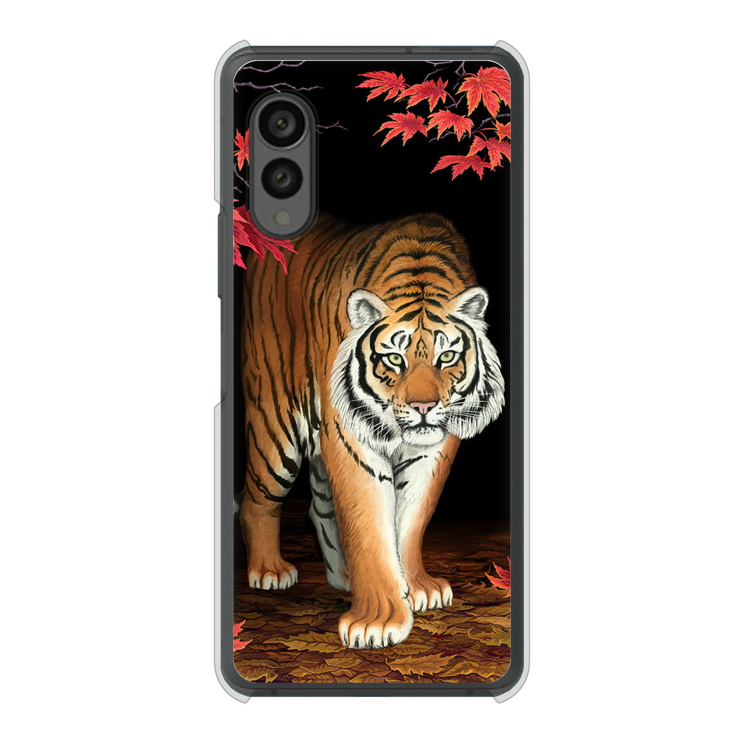 arrows N F-51C docomo 177 もみじと虎 ハードケース 背面印刷