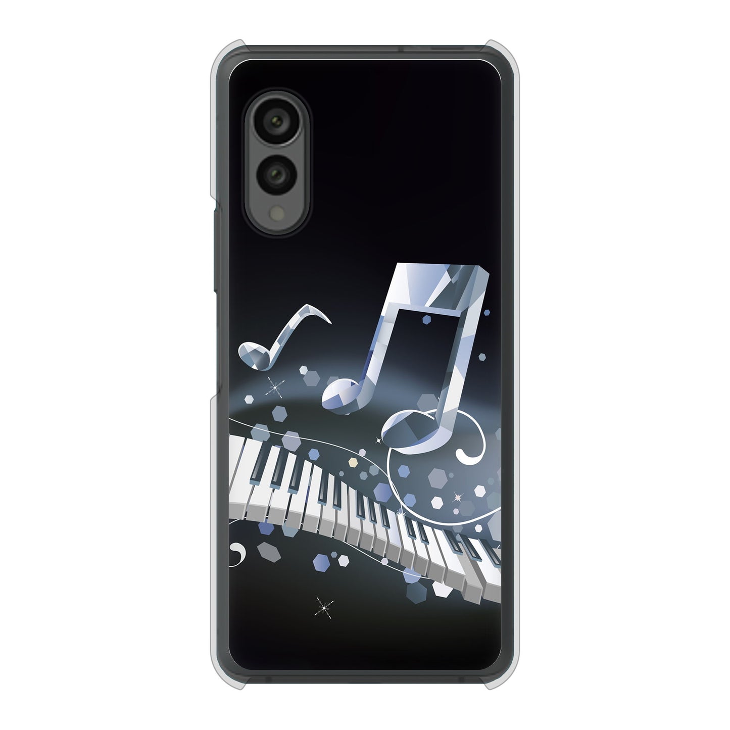 arrows N F-51C docomo 音符 ハードケース 背面印刷