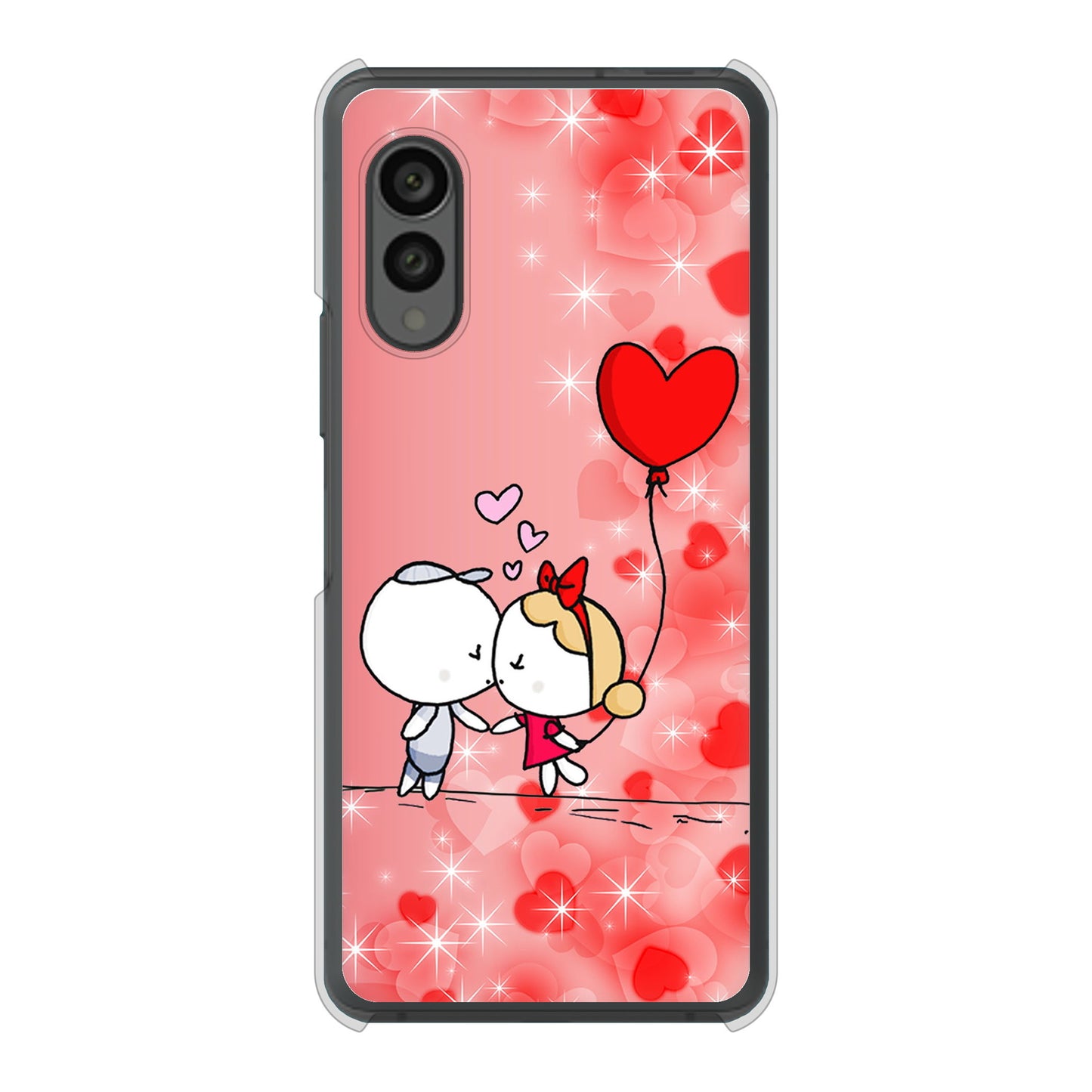 arrows N F-51C docomo カップル ハードケース 背面印刷