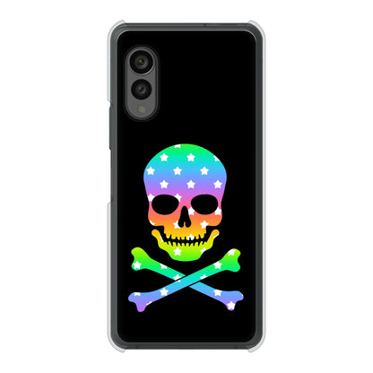 arrows N F-51C docomo ドクロフレーム ハードケース 背面印刷