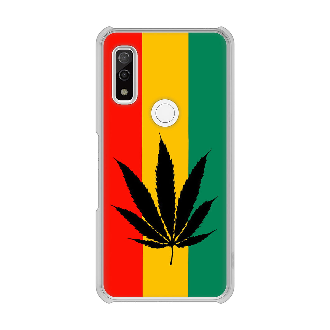 arrows We FCG01 083 大麻ラスタカラー ハードケース 背面印刷