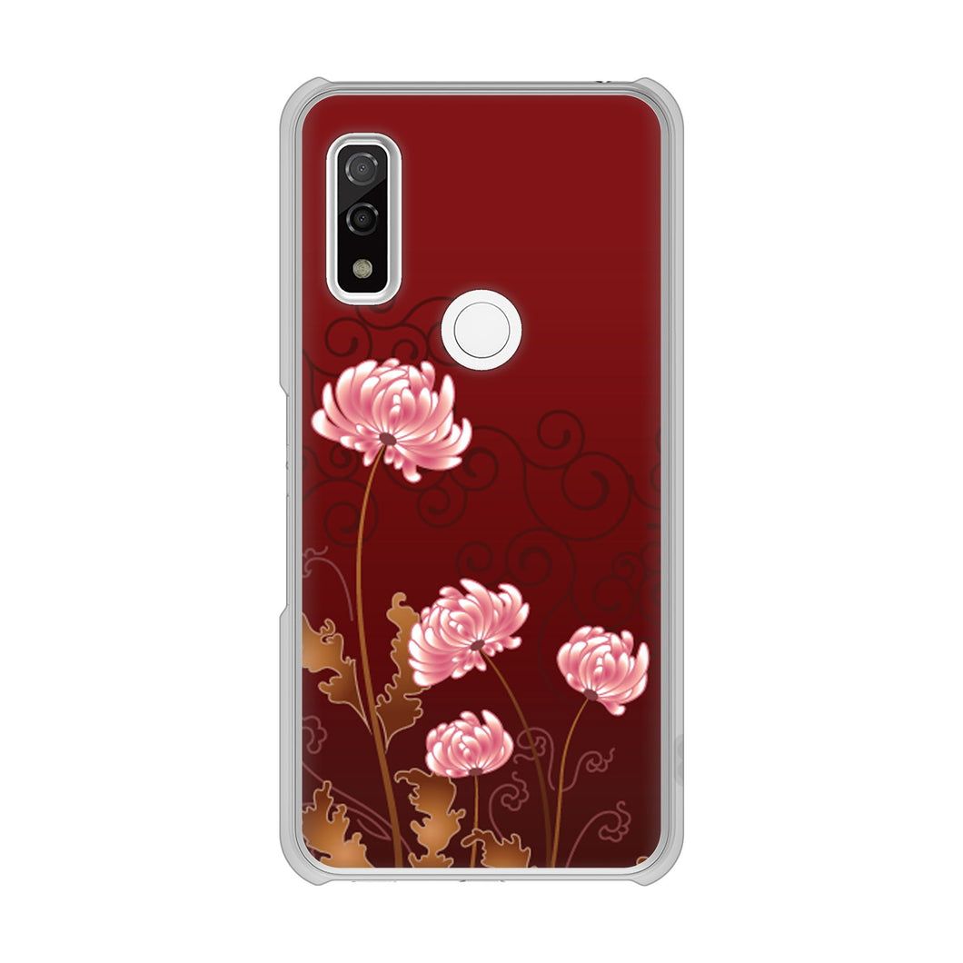 arrows We FCG01 375 優美な菊 ハードケース 背面印刷