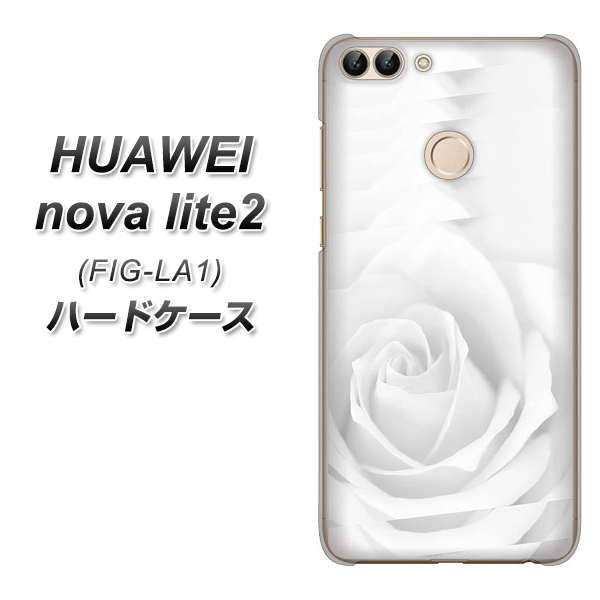 HUAWEI nova lite 2 FIG-LA1 402 ホワイトＲｏｓｅ ハードケース 背面印刷