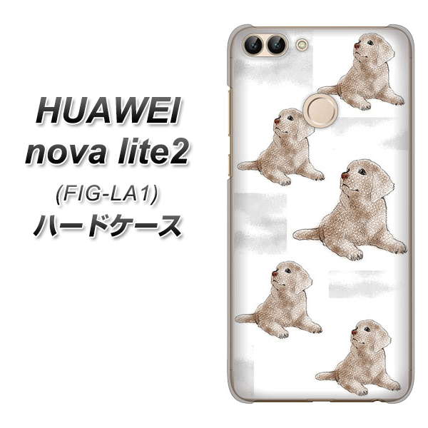 HUAWEI nova lite 2 FIG-LA1 YD823 ラブラドールレトリバー04 ハードケース 背面印刷