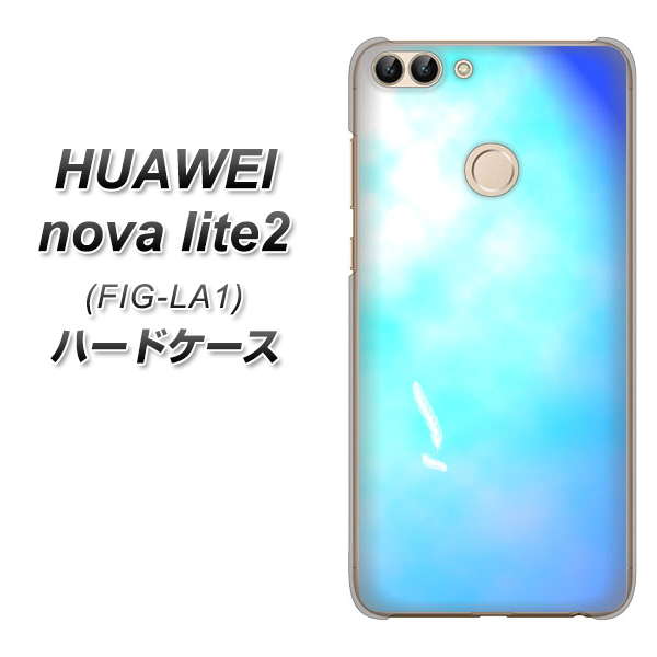 HUAWEI nova lite 2 FIG-LA1 YJ291 デザイン 光 ハードケース 背面印刷