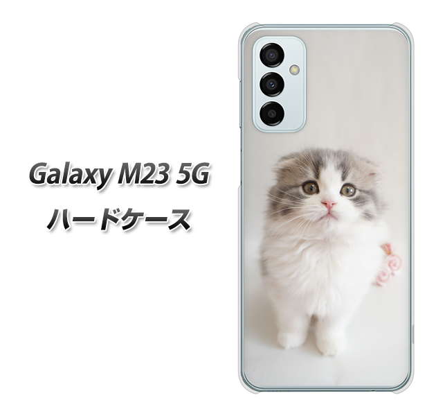Galaxy M23 5G VA803 まっていますネコ ハードケース 背面印刷
