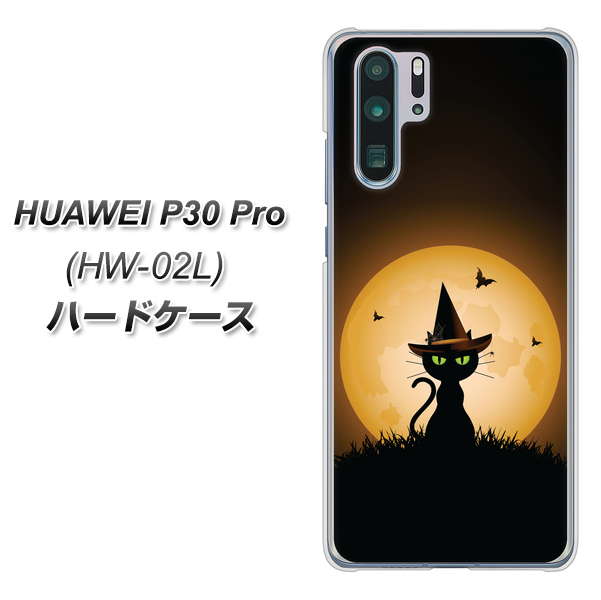 HUAWEI P30 Pro HW-02L docomo 440 猫の魔法使い ハードケース 背面印刷