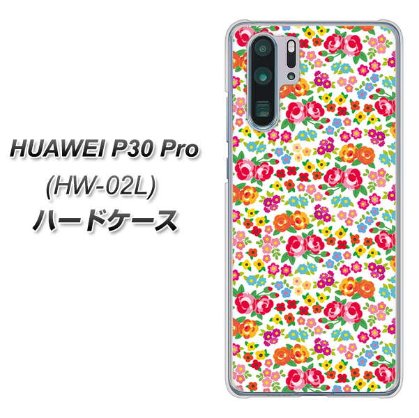 HUAWEI P30 Pro HW-02L docomo 777 マイクロリバティプリントWH ハードケース 背面印刷