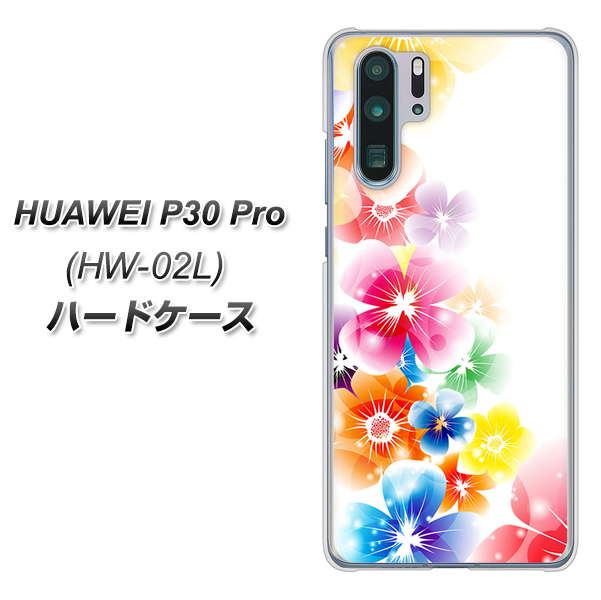 HUAWEI P30 Pro HW-02L docomo 1209 光と花 ハードケース 背面印刷
