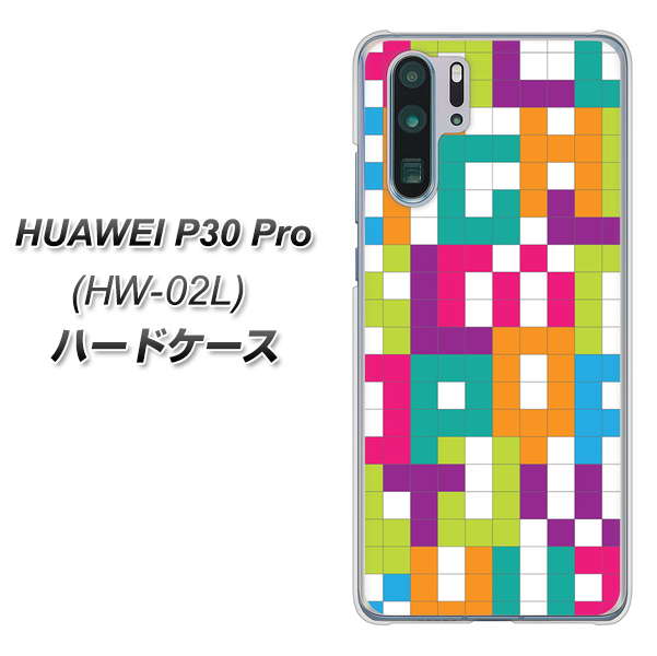 HUAWEI P30 Pro HW-02L docomo IB916 ブロックアルファベット ハードケース 背面印刷