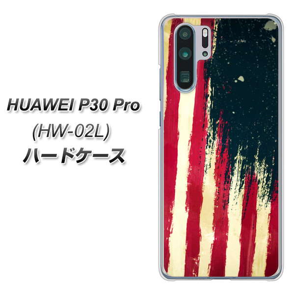 HUAWEI P30 Pro HW-02L docomo MI805 ヴィンテージアメリカ ハードケース 背面印刷