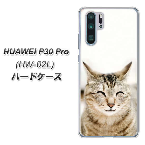 HUAWEI P30 Pro HW-02L docomo VA801 笑福ねこ ハードケース 背面印刷