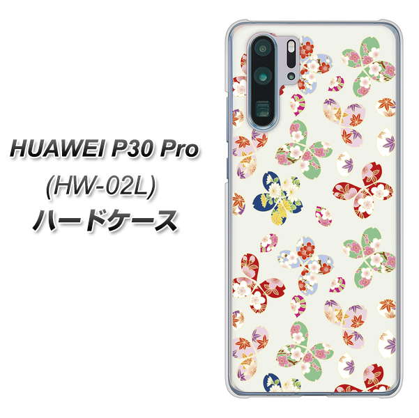HUAWEI P30 Pro HW-02L docomo YJ326 和柄 模様 ハードケース 背面印刷