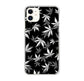 iPhone 11 064 モノトーン大麻ブラック ハードケース 背面印刷