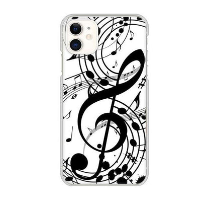iPhone 11 音符 ハードケース 背面印刷