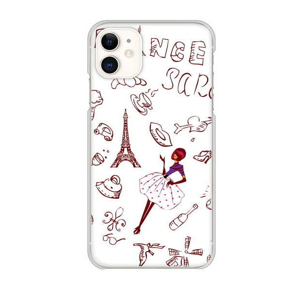 iPhone 11 LOVE フランス ハードケース 背面印刷