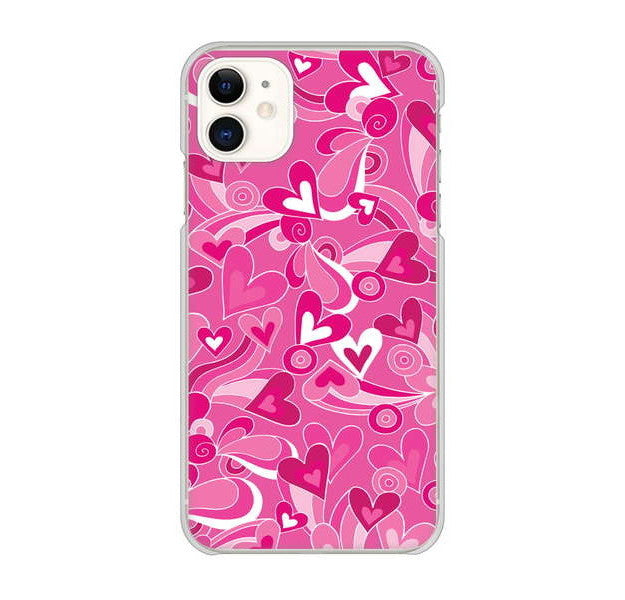 iPhone 11 プリティハート ハードケース 背面印刷