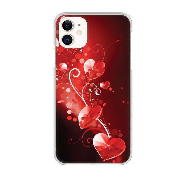 iPhone 11 きらめきハート ハードケース 背面印刷