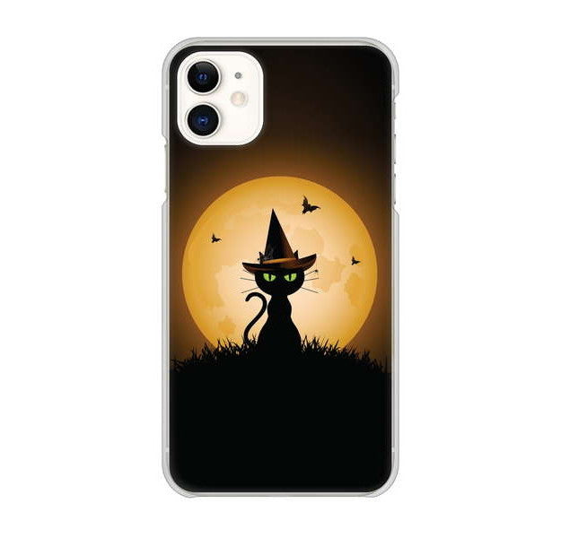 iPhone 11 夜とネコ ハードケース 背面印刷
