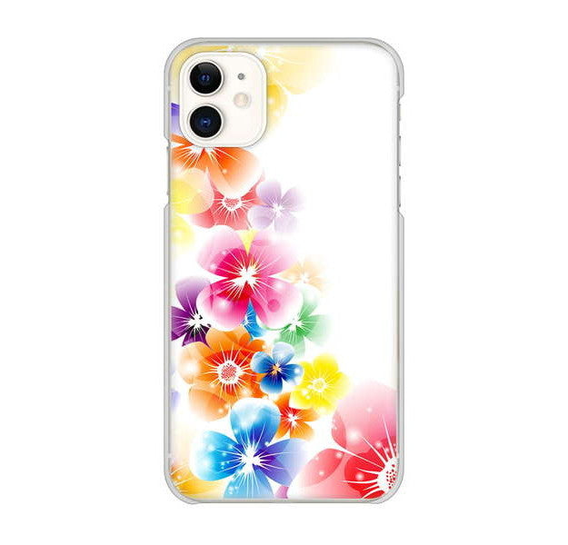 iPhone 11 1209 光と花 ハードケース 背面印刷