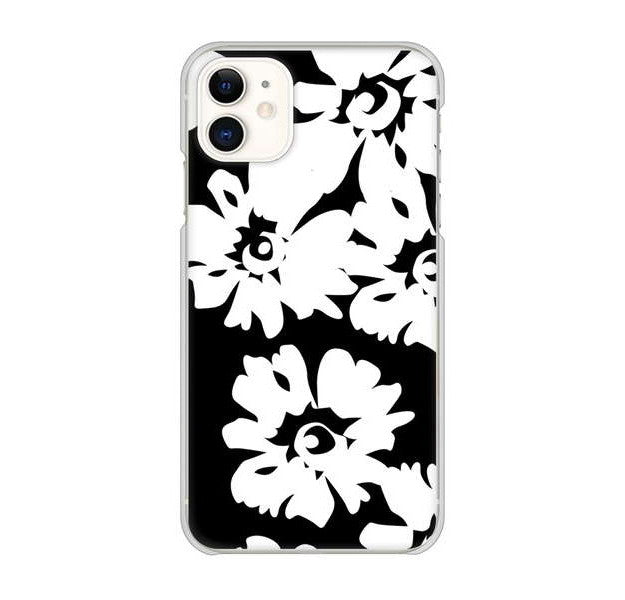 iPhone 11 1215 モダンフラワー ハードケース 背面印刷