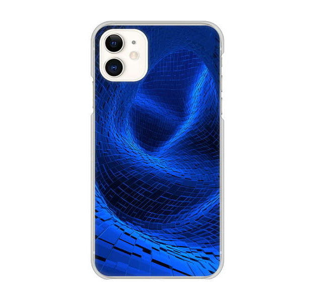 iPhone 11 1302 ワープブルー ハードケース 背面印刷