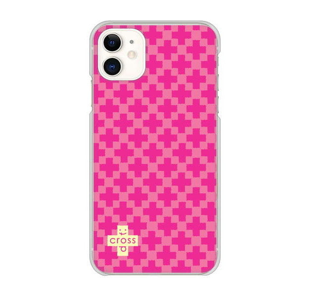 iPhone 11 クロスドット ハードケース 背面印刷