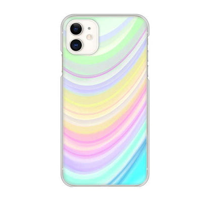 iPhone 11 レインボー ハードケース 背面印刷