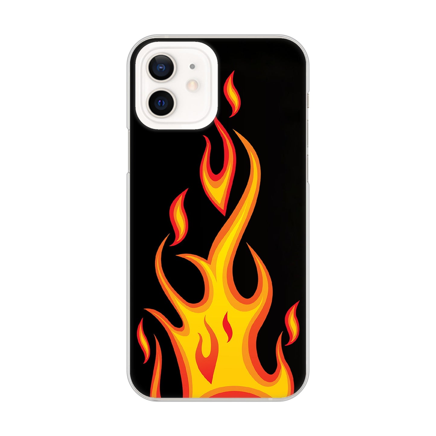 iPhone 12 010 ファイヤー ハードケース 背面印刷